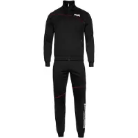 Lonsdale Joggingpak 'Geddington' bloedrood / zwart / wit