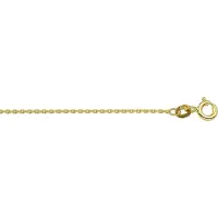 The Jewelry Collection Geelgouden Collier anker gediamanteerd 1 4016349 45 cm