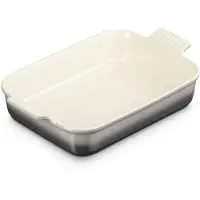 Le Creuset Flint Ovenschaal Rechthoekig 32x24 cm 4L Aardewerk