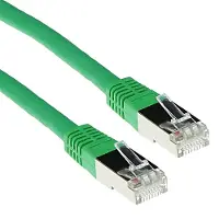 ACT Groene 15 meter LSZH SFTP CAT6 patchkabel met RJ45 connectoren