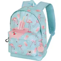 Oh My Pop Ice Flamingo Fan Hs 2.2 Backpack Groen,Blauw Kinderen