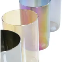 Hakbijl Glass Cilindervaas Levi Shiny Glas Ø14xh20cm Multi multi Keramiek Vaas