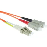 ACT RL8515 Glasvezel Patchkabel Duplex LSZH - LC/SC 50/125µm OM2 - 15 meter