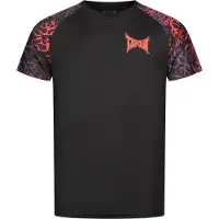 TAPOUT Functioneel shirt 'Taproot' donkerlila / rood / zwart