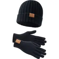 Lonsdale Deazley Beanie Zwart L-XL