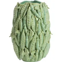 Light & Living Vaas deco 31,5x30,5x45 cm FABA keramiek mint groen (Groen, 31.5x45x30.5cm)