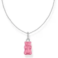 Thomas Sabo - KE2209-052-9-L45V - Ketting - 925 zilver - Dames - Goldbär roze - 40+5cm