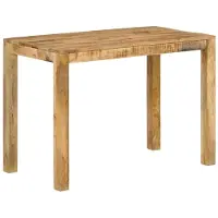 vidaXL Eettafel 110x55x76 cm massief mangohout