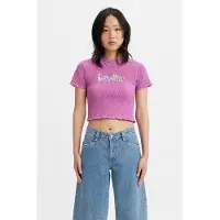 Levi's Graphic T-shirt Purple Size: XS | T-Shirts Outlet | Dames | Paars