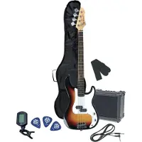 Vgs E-Basgitaar Combo Versterker Rcb-100 Basgitaar Pack 3-Tone Sunburst