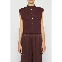10DAYS Cropped Twill Gilet Maat: XS | Gilets Outlet | Dames