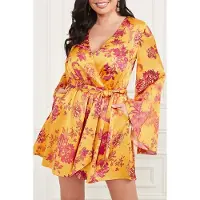 Guess Marciano By Emaya Romper Eden Print Size: 38 | Rompers Outlet | Dames | Geel