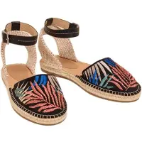 White Stuff Honeysuckle Leaf Espadrille Black Maat: 4 | Espadrilles Outlet | Dames | Zwart