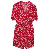 French Connection Shasta Daisy Print Playsuit Poppy Maat: 8 | Playsuits Outlet | Dames