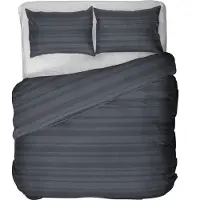 Kayori Dekbedovertrek Sora Antracite Tencel-200 x 200 / 220 cm | 2-Persoons