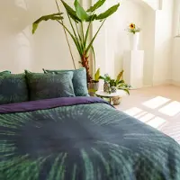 Kayori Dekbedovertrek Kinjou Groen Tencel-200 x 200 / 220 cm | 2-Persoons