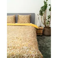 Kayori Dekbedovertrek Sato Goud Katoen-260 x 200 / 220 cm | Extra Breed