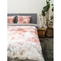 Kayori Dekbedovertrek Miyaku Rood Katoen-140 x 200 / 220 cm | 1-Persoons