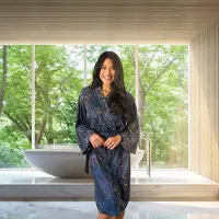 Kayori Kimono Kayori Shinjo Blauw-L