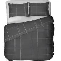 Kayori Dekbedovertrek Mondo Antracite Tencel-200 x 200 / 220 cm | 2-Persoons