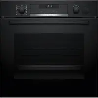 Bosch HRG578BB7 - Serie 6 - Inbouwoven - Stoomoven - Eenvoudig te reinigen pyrolyse - Air Fry-functie met bakplaat: gezondere manier om te snacken -Energielabel A+