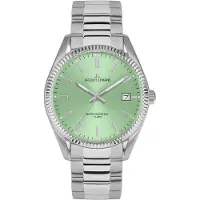 Jacques Lemans Kwartshorloge Derby Polshorloge, dameshorloge, datum, luminescerende wijzers, roestvrijstalen armband