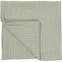 MamaLoes Sage Groen 70x100cm Knitted Wiegdeken ML010603
