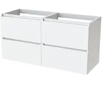Tiger Wastafelonderkast loft 120 cm hoogglans wit