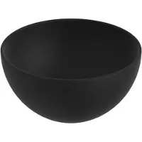 Boss & Wessing Waskom BWS Caadop Rond 24 cm Keramiek Mat Zwart
