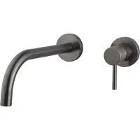 Boss & Wessing Afbouwdeel wastafelkraan bws toon eenhendel met coldstart gunmetal