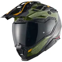 NEXX X.WED 3 Furka Carbon Groen Geel Adventure Integraalhelm Maat M