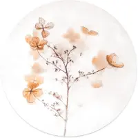 Label2X Muurcirkel soft flower
