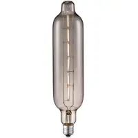 Home Sweet Home Edison Vintage LED filament lichtbron Carbon - Rook - G78 Tube - Retro LED lamp - 7.8/7.8/33cm - geschikt voor E27 fitting - Dimbaar - 5W 140lm 1800K - warm wit licht