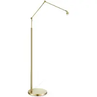 Home Sweet Home Klassieke vloerlamp voet Shift voor lampenkap - Messing - 80/35/160 - gemaakt van Metaal - geschikt voor E27 LED lichtbron - voor lampenkap met doorsnede max.50cm