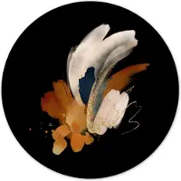 Label2X Muurcirkel abstract zwart 2.0