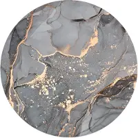Label2X Muurcirkel art grey
