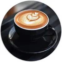 Label2X Muurcirkel cappuccino