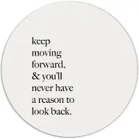 Label2X Muurcirkel keep moving