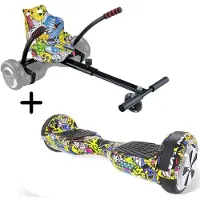Urbanglide Hoverboard 65 Lite 550 W-set met 6.5″-wielen en Kart Pilot