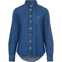 Gant Blouse blauw denim