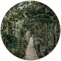Label2X Muurcirkel green paradise