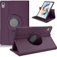 Ntech Nokia T20 hoes boek case - 360° draaibare Hoes Kunstleer Paars - Nokia T20 Hoesje - Nokia T20 Case