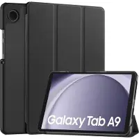 Ntech Tablet Hoes Geschikt voor Samsung Galaxy Tab A9 / Galaxy Tab A11 8.7 inch hoes Trifold Bookcase - Zwart