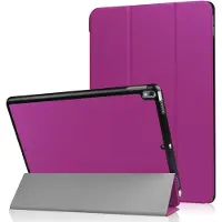 Ntech Tablet Hoes Geschikt voor iPad Air 11 2024 hoes Paars Tri Fold Tablet Case - Smart Cover