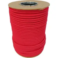 ABC-led Elastisch Touw - 8mm - Bordeaux - 50 meter op rol