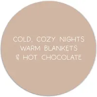 Label2X Muurcirkel cozy