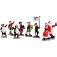Lemax Santa's Elf Parade Set Van 7 General Collection 2022