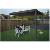 Suns Rota Gazebo MR 300x300x250 cm grey