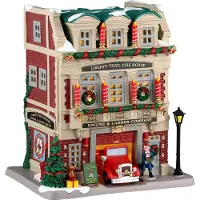 Lemax Liberty Trail Fire House 18x26x25 cm Kersthuisje
