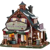 Lemax Harvest Crossing Kersthuisje Pearl's Preserves (winkel) 12,5 X 18,5 X 17,5 Cm